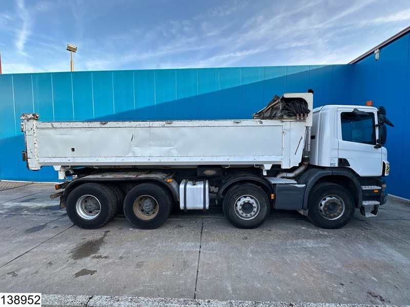 Kipper vrachtwagen Scania P 380 8x4, Manual, Steel suspension