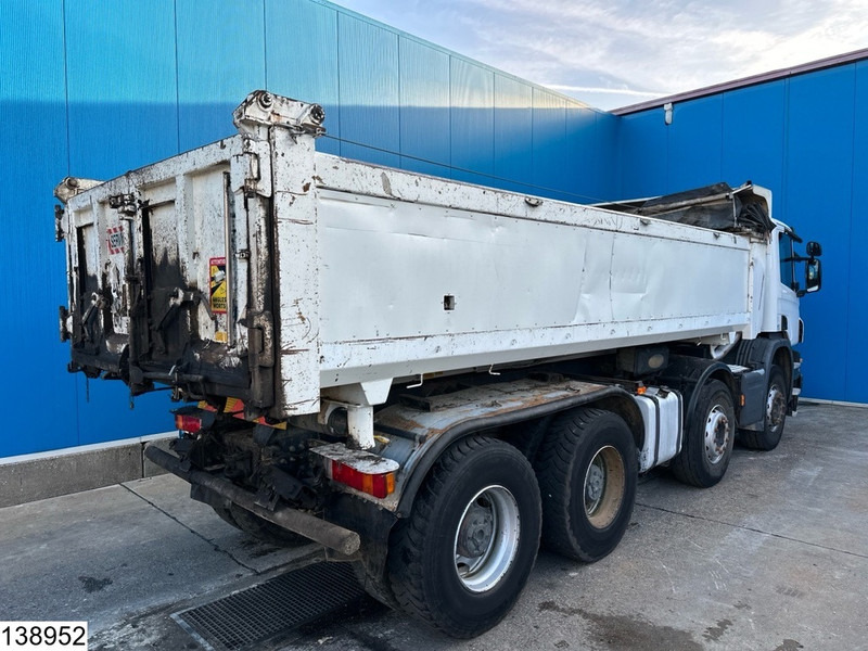 Kipper vrachtwagen Scania P 380 8x4, Manual, Steel suspension