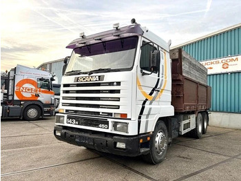 Kipper vrachtwagen Scania R143-450 V8 STREAMLINE 6x2 FULL STEEL KIPPER (MANUAL GEARBOX / FULL STEEL SUSPENSION / 10 TIRES / ROBSON DRIVE / MECHANICAL PUMP