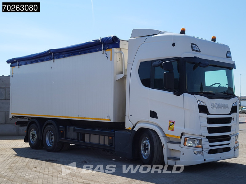 Kipper vrachtwagen Scania R500 6X2 39m3 Alu kipper Retarder Full air suspension Liftachse Navi Euro 6