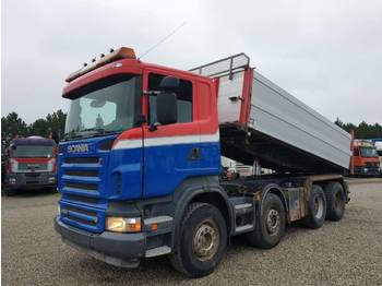 Kipper vrachtwagen Scania R500 8X4 Pendel Voll Blatt