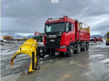 Kipper vrachtwagen Scania R500 XT