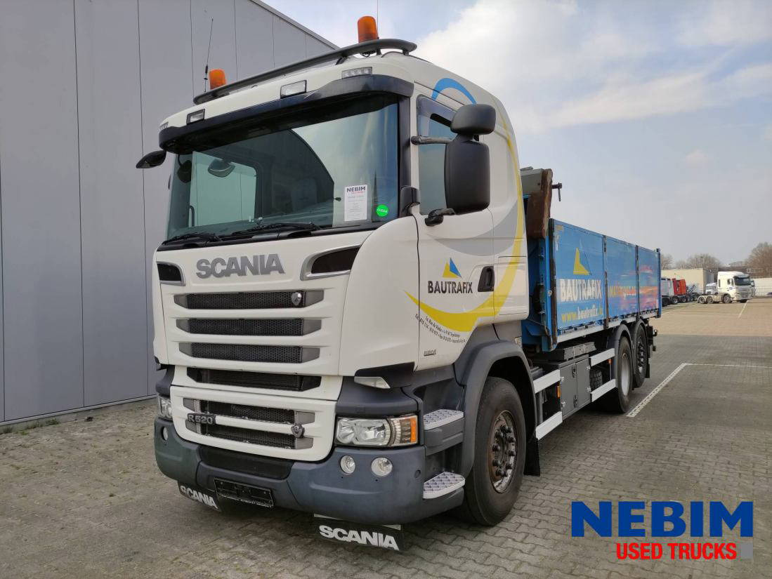 Kipper vrachtwagen Scania R520 V8 6X2 - Retarder