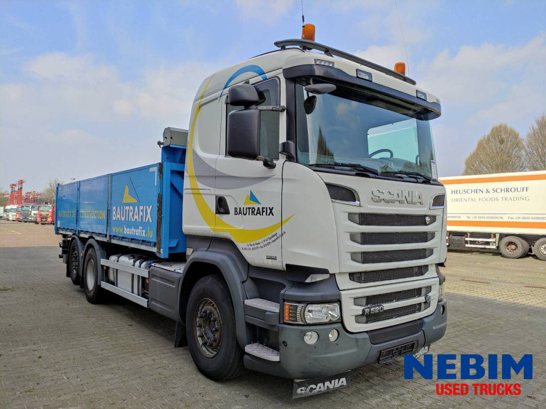 Kipper vrachtwagen Scania R520 V8 6X2 - Retarder