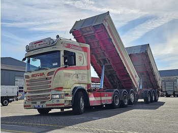 Kipper vrachtwagen Scania R580 8X4 COMBI SPECIAL