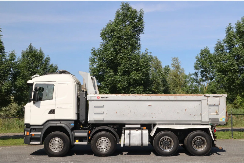 Kipper vrachtwagen Scania R580 V8 | 8X4 | FULL STEEL | BIG AXLES | RETARDER | EURO 6
