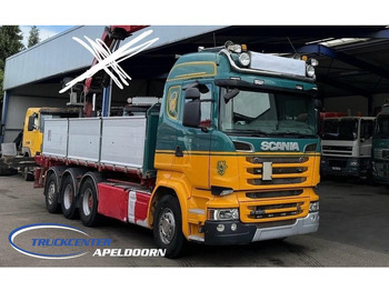 Kipper vrachtwagen Scania R580 V8 8x4 Reduction axles