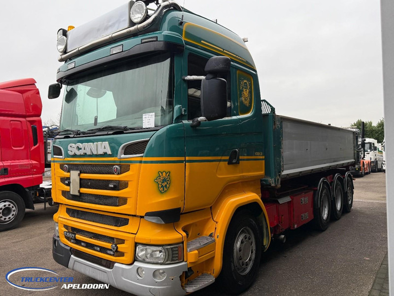 Kipper vrachtwagen Scania R580 V8 8x4 Reduction axles