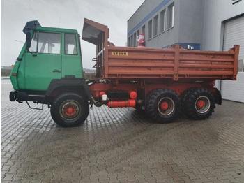 Kipper vrachtwagen Steyr 1491 6x4