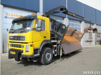 Terberg FM 1350 6x6 with HMF 14 ton/meter crane - Kipper vrachtwagen