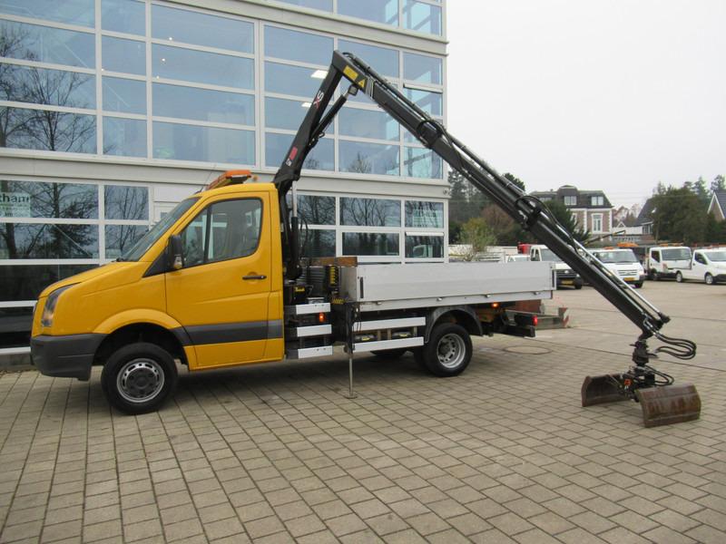Kipper vrachtwagen Volkswagen Crafter 50 2.5TDI 80KW HIAB 033 B-2 + Kipper Tipper