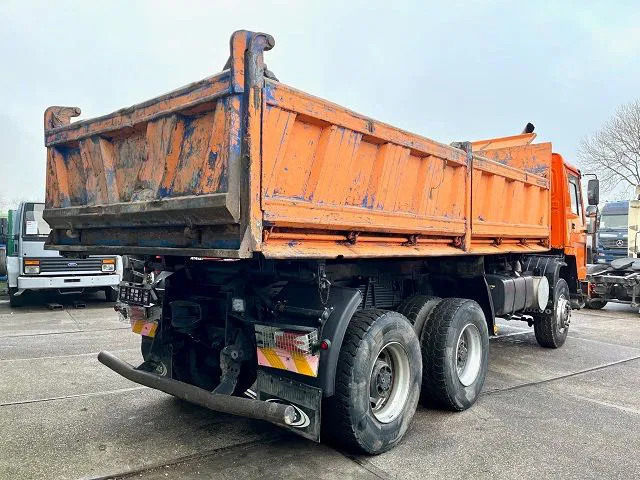 Kipper vrachtwagen Volvo FL 12.380 6x6 FULL STEEL SUSPENSION MEILLER KIPPER (EURO 2 / MANUAL GEARBOX / REDUCTION AXLES / FULL STEEL SUSPENSION)