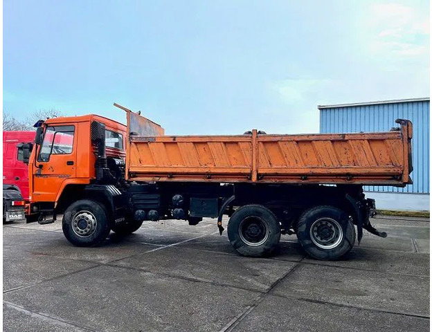 Kipper vrachtwagen Volvo FL 12.380 6x6 FULL STEEL SUSPENSION MEILLER KIPPER (EURO 2 / MANUAL GEARBOX / REDUCTION AXLES / FULL STEEL SUSPENSION)