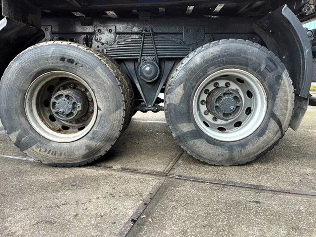 Kipper vrachtwagen Volvo FL 12.380 6x6 FULL STEEL SUSPENSION MEILLER KIPPER (EURO 2 / MANUAL GEARBOX / REDUCTION AXLES / FULL STEEL SUSPENSION)