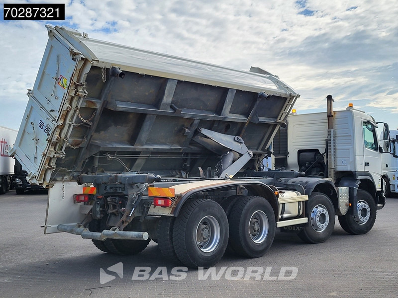 Kipper vrachtwagen Volvo FMX 410 8X4 13m3 Marrel Tipper SteelSuspension 2-Side Kipper BigAxle Euro 5
