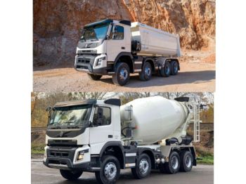 Kipper vrachtwagen Volvo FMX 430 8x4 WECHSELSYSTEM KIPPER+MISCHER