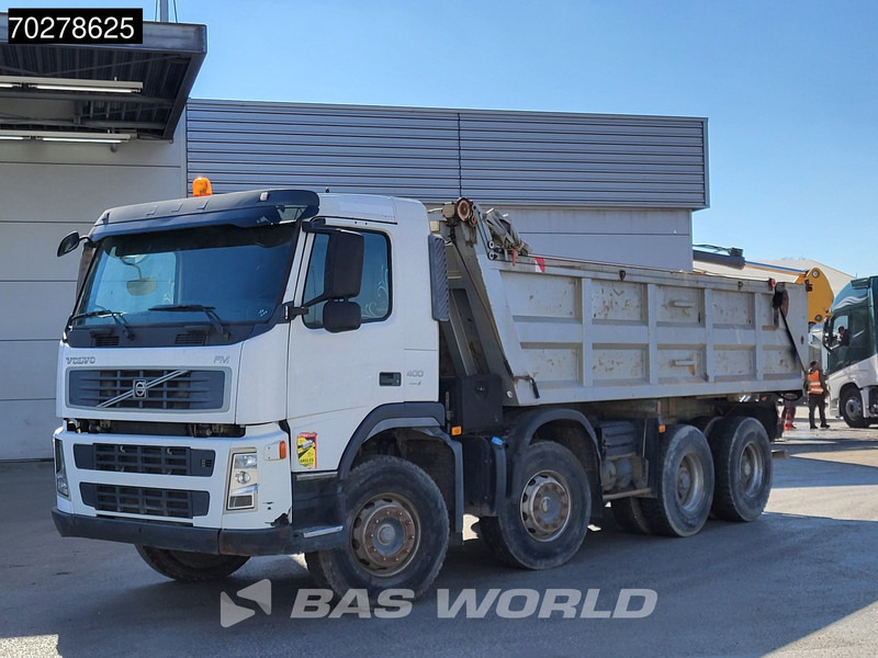 Kipper vrachtwagen Volvo FM 400 8X4 16m3 tipper Manual Big-Axle VEB+ Euro 4