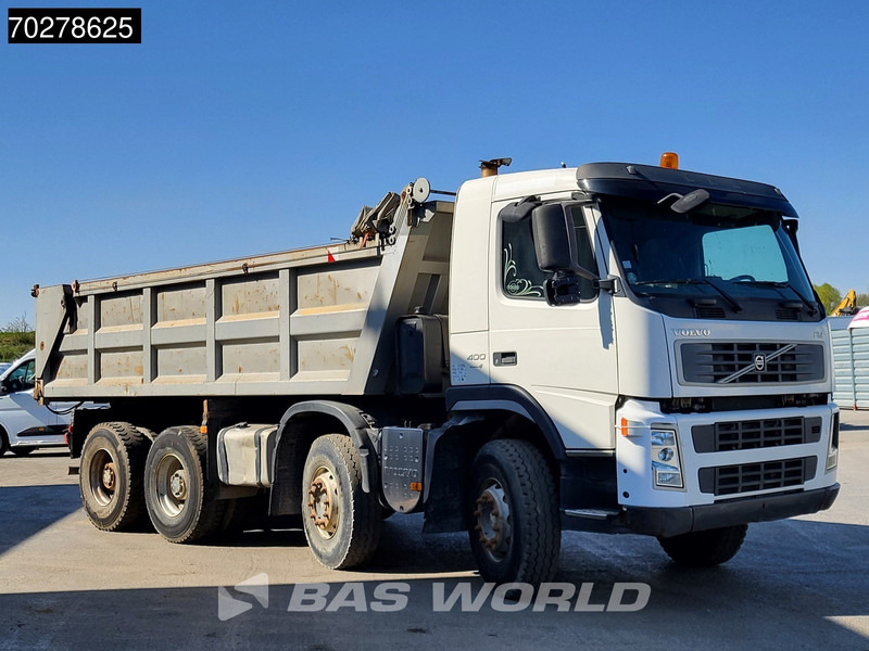 Kipper vrachtwagen Volvo FM 400 8X4 16m3 tipper Manual Big-Axle VEB+ Euro 4