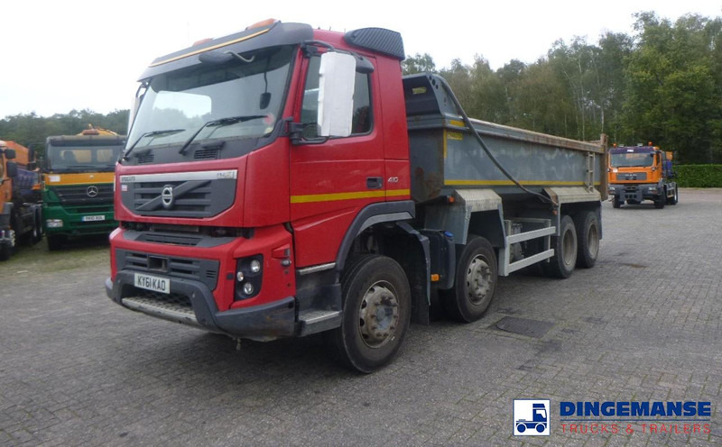 Kipper vrachtwagen Volvo FM 410 8x4 RHD steel tipper 16.6 m3