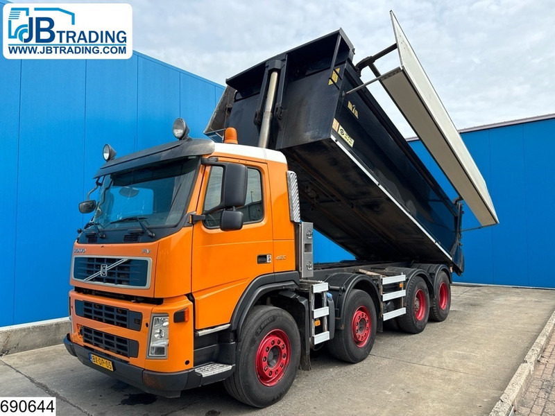 Kipper vrachtwagen Volvo FM 420 8X2, EURO 5, HYVA