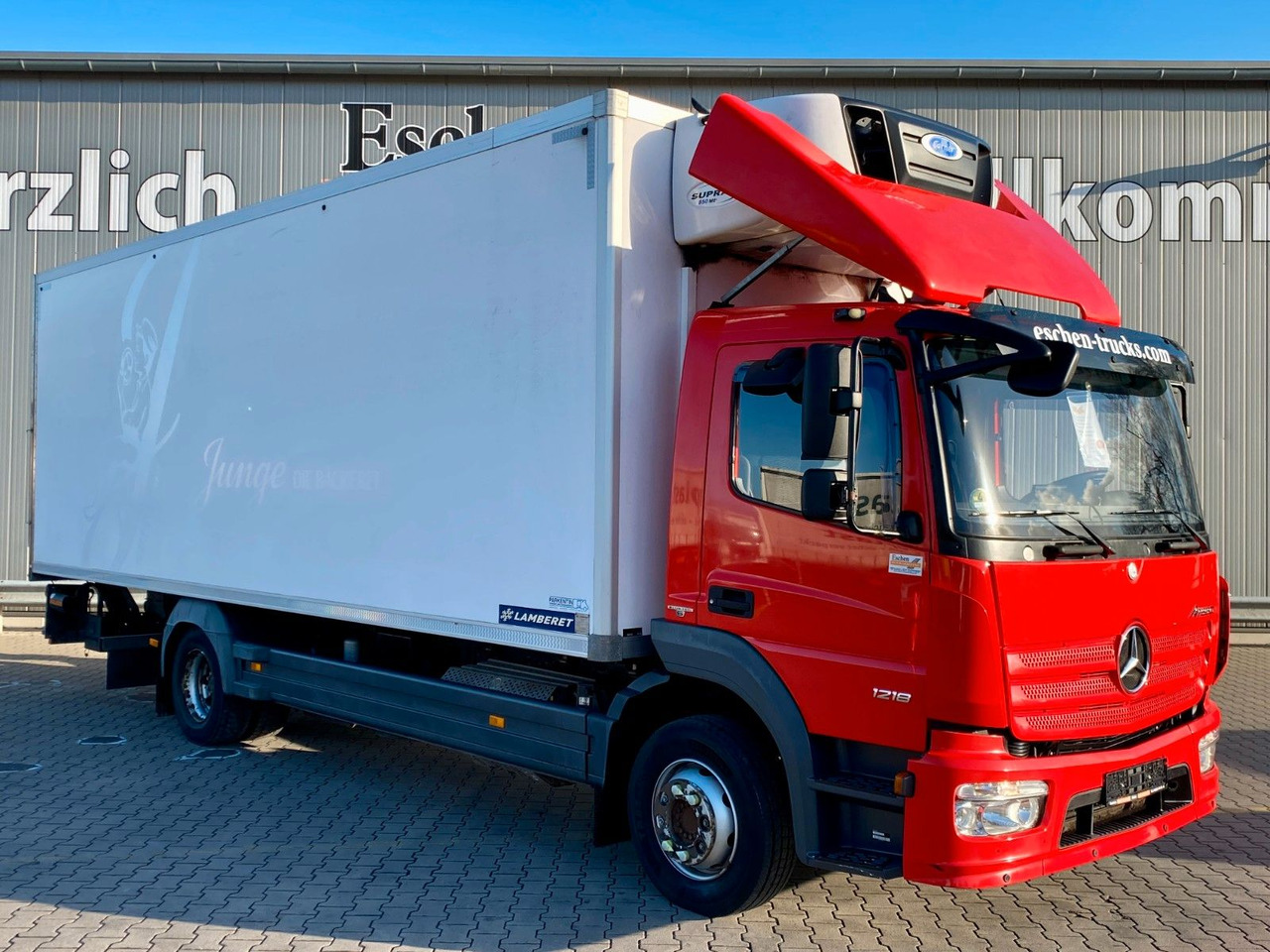 Koelwagen vrachtwagen Mercedes-Benz Atego 1218 L Diesel/Netz*LBW*Carrier Supra 850Mt Mercedes-Benz Atego 1218 L Diesel/Netz*LBW*Carrier Supra 850Mt