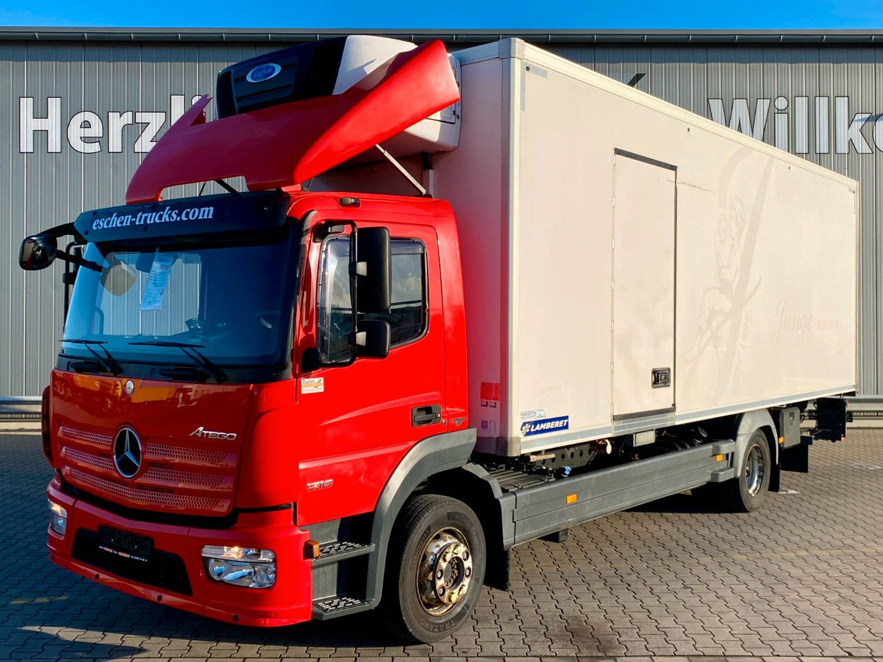 Koelwagen vrachtwagen Mercedes-Benz Atego 1218 L Diesel/Netz*LBW*Carrier Supra 850Mt Mercedes-Benz Atego 1218 L Diesel/Netz*LBW*Carrier Supra 850Mt