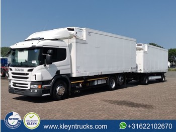 Koelwagen vrachtwagen Scania P410 schmitz 2009,tk ts20