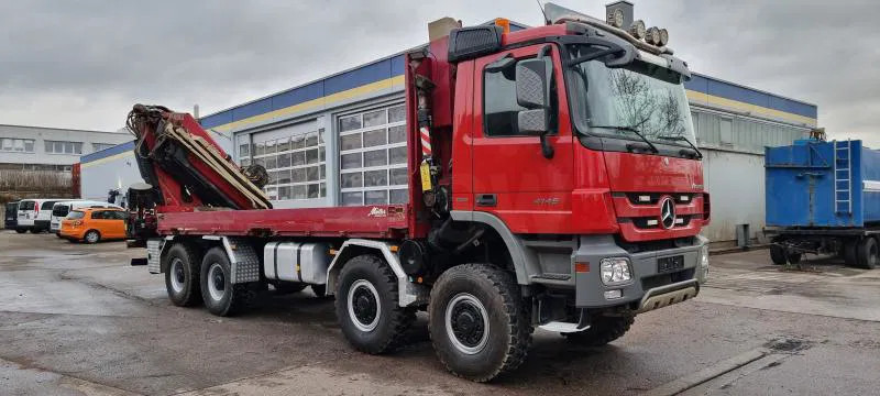 Kraanwagen Mercedes-Benz AK 8X8 FASSI 660 EINZELBER SEILWINDE