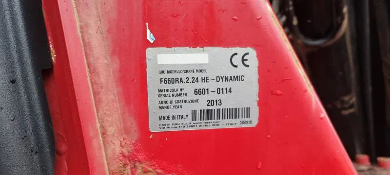 Kraanwagen Mercedes-Benz AK 8X8 FASSI 660 EINZELBER SEILWINDE