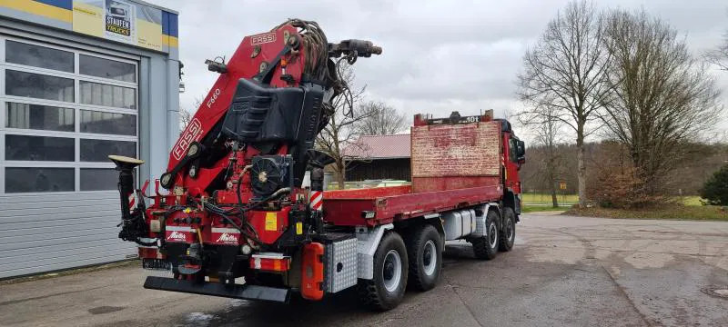 Kraanwagen Mercedes-Benz AK 8X8 FASSI 660 EINZELBER SEILWINDE
