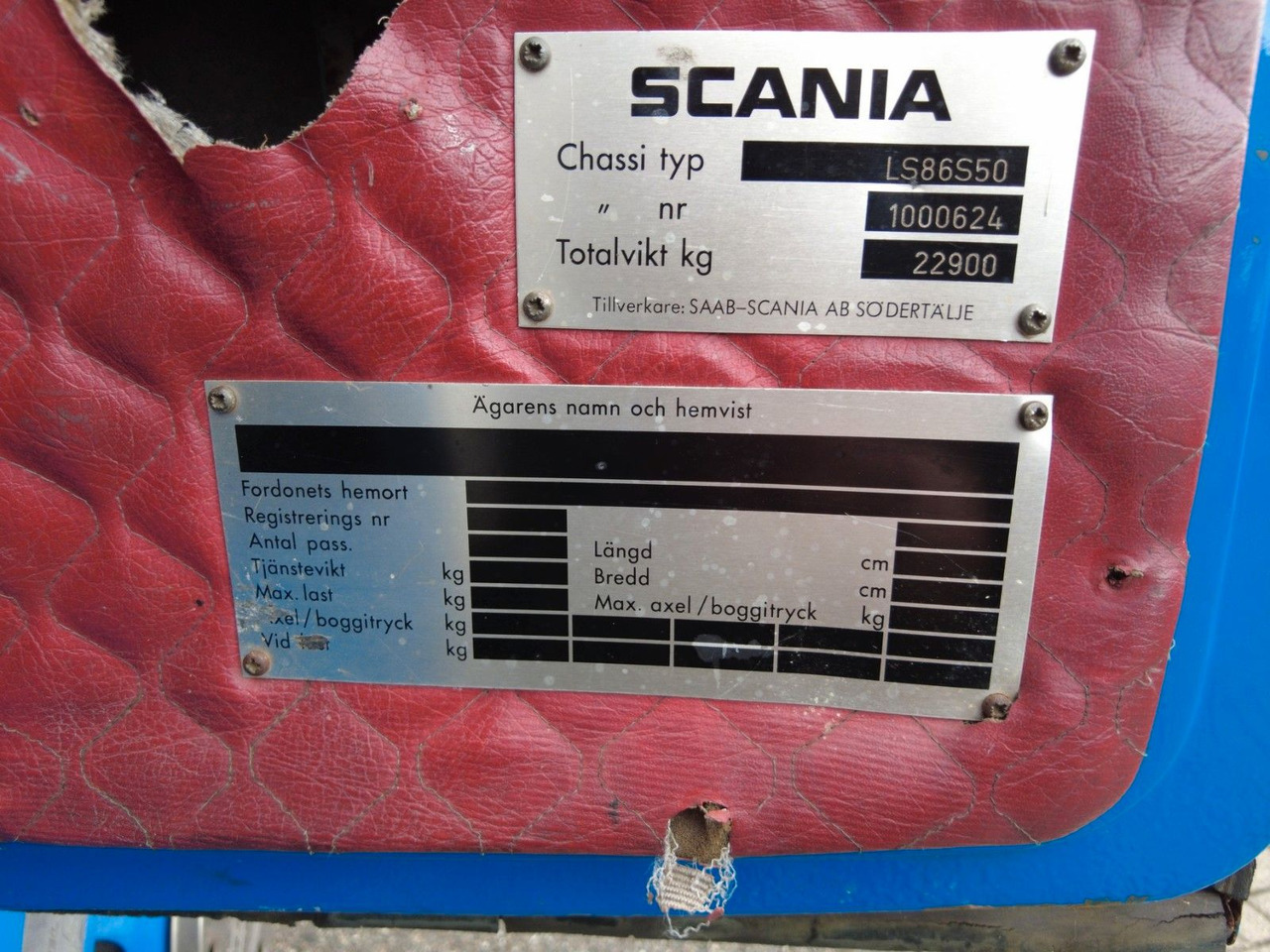 Kraanwagen Scania 86 6x2