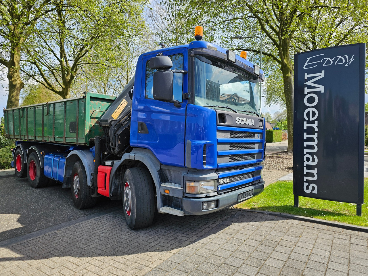 Kraanwagen Scania R 124G 420 8x2