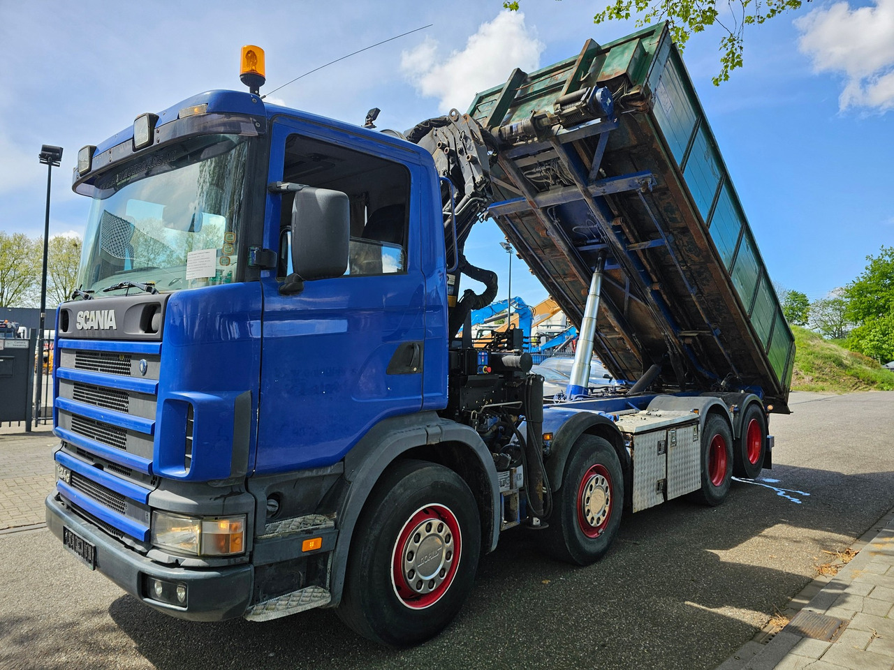 Kraanwagen Scania R 124G 420 8x2