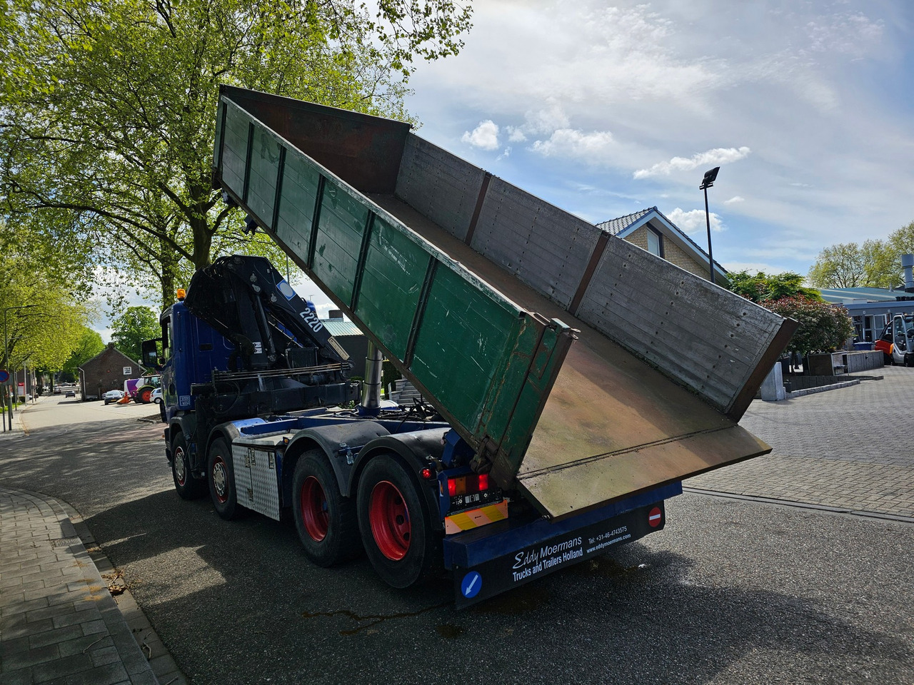 Kraanwagen Scania R 124G 420 8x2