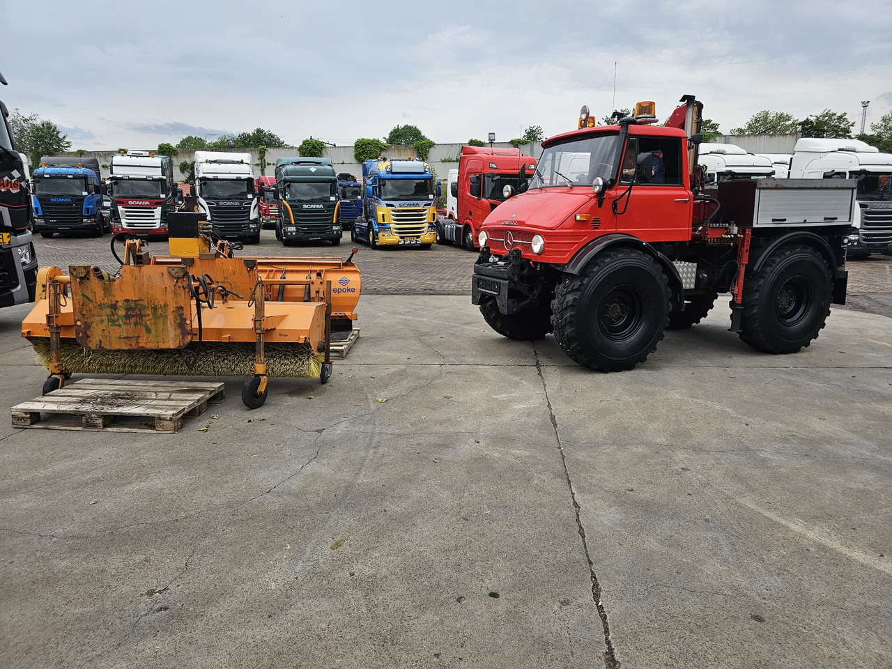 Kraanwagen Unimog 406/U9000 4x4
