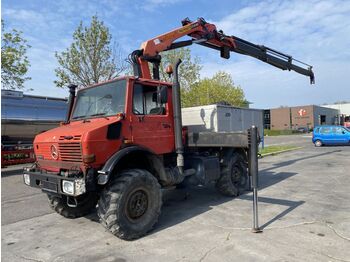 Kraanwagen Unimog 427 4X4 + PALFINGER PK12502 CRANE 2008 YEAR MET