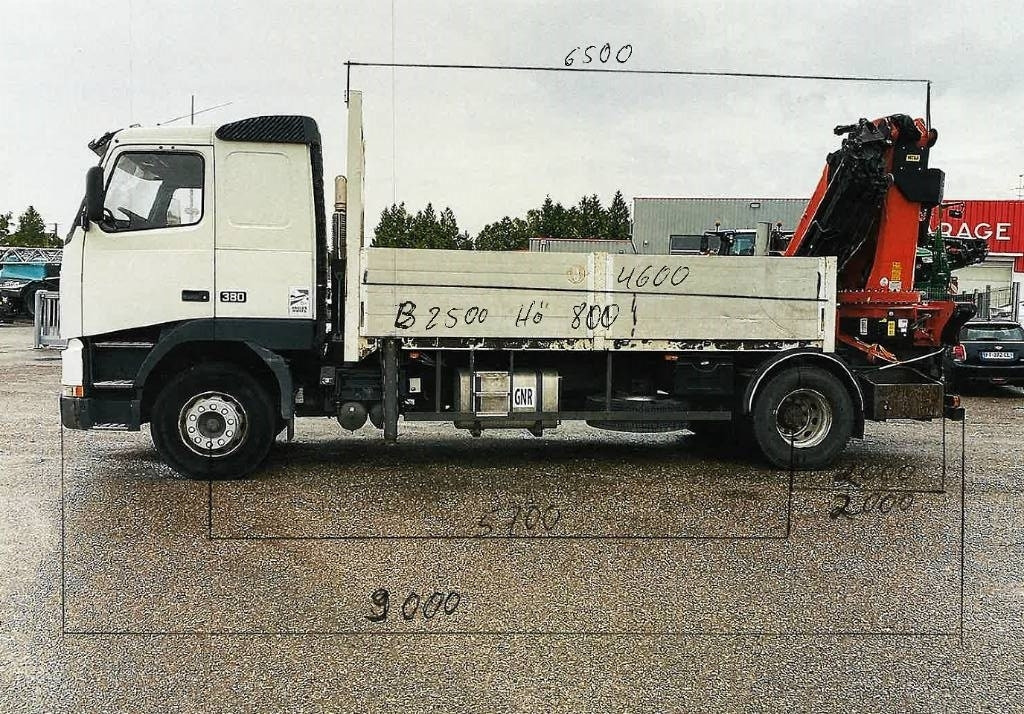 Kraanwagen Volvo FH 380 PALFINGER PK 36002 Performance endommagé
