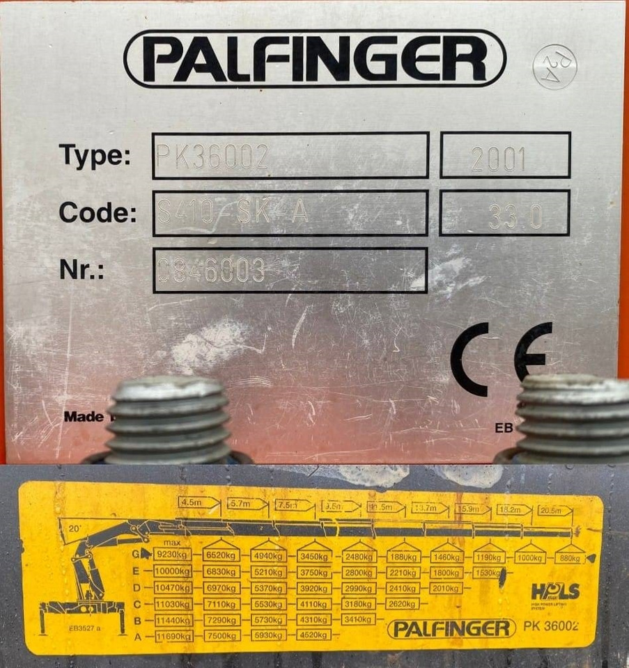 Kraanwagen Volvo FH 380 PALFINGER PK 36002 Performance endommagé