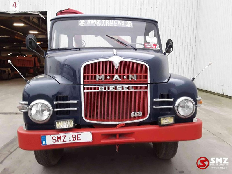 Kipper vrachtwagen, Kraanwagen MAN 18.250 collection item: afbeelding 3