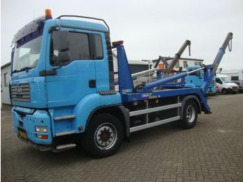 Containertransporter/ Wissellaadbak vrachtwagen MAN 18-350 hyvalift12 ton: afbeelding 1