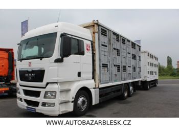 Veewagen vrachtwagen MAN 26.400 MANUÁL RETARDER EURO V+KOGEL AWE 18 SAF: afbeelding 1