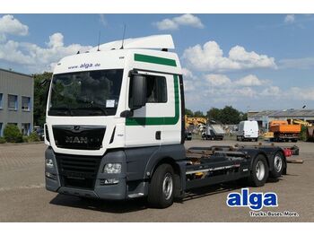 Containertransporter/ Wissellaadbak vrachtwagen MAN 26.460 TGX LL 6x2, Multiwechsel, Intarder,2x AHK: afbeelding 1
