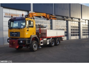 Vrachtwagen met open laadbak MAN 27.464 DFA 6x6 Intarder Palfinger 35 ton/meter laadkraan: afbeelding 1