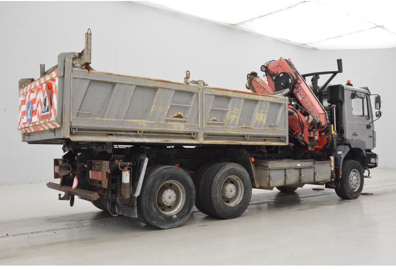 Kipper vrachtwagen, Kraanwagen MAN 33.460 - 6x4: afbeelding 8