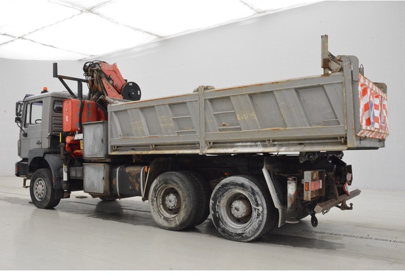 Kipper vrachtwagen, Kraanwagen MAN 33.460 - 6x4: afbeelding 10