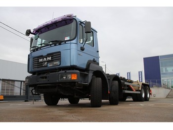 Haakarmsysteem vrachtwagen MAN 41.360 VF - 8X4 + système conteneur (2013): afbeelding 1