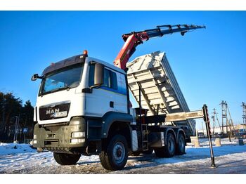 Kraanwagen MAN 6x6 TGS 26.480 PALFINGER PK 33002 Bordmatic KRAN: afbeelding 1