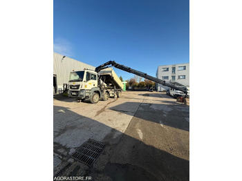 Vrachtwagen  MAN 8x4 - 32-400 BiBenne grue - 11.2014 / 375000 KM
