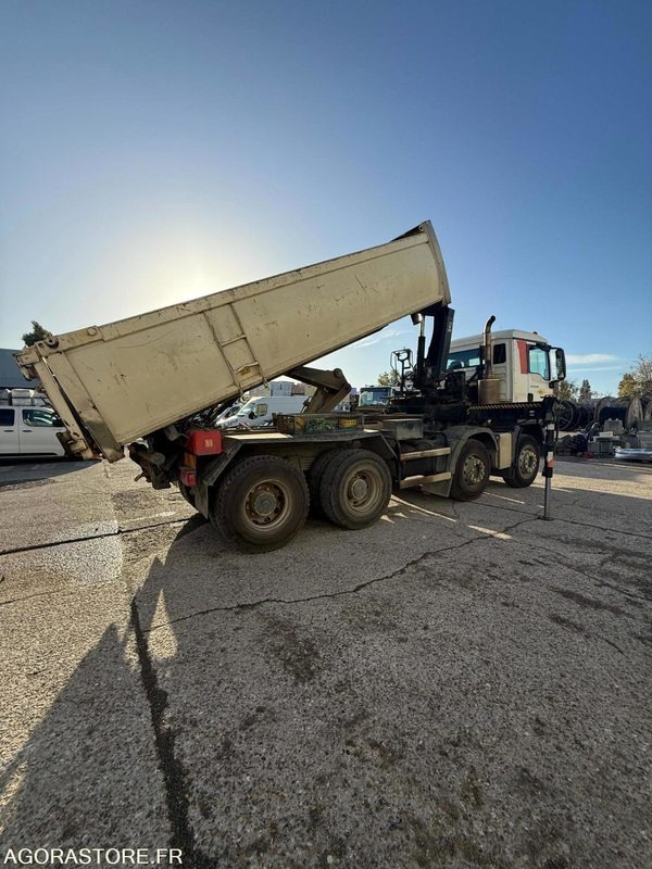 Vrachtwagen MAN 8x4 - 32-400 BiBenne grue - 11.2014 / 375000 KM