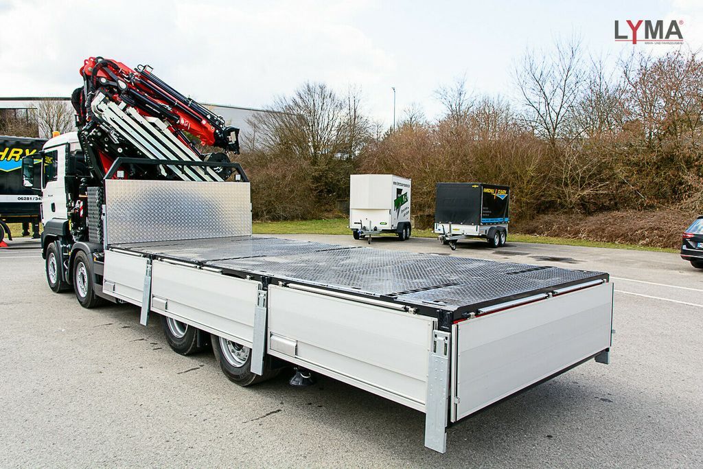 Vrachtwagen met open laadbak, Kraanwagen MAN FASSI 820 - 8x2 - Verfügbar ab 31.07.23!!!: afbeelding 20